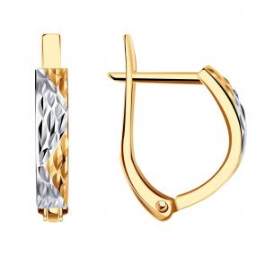 Золотые серьги МАГНАТ МА 011552 фото